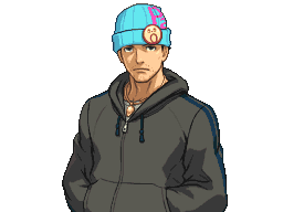 disbarred phoenix wright glaring