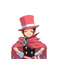 young trucy, grinning widely